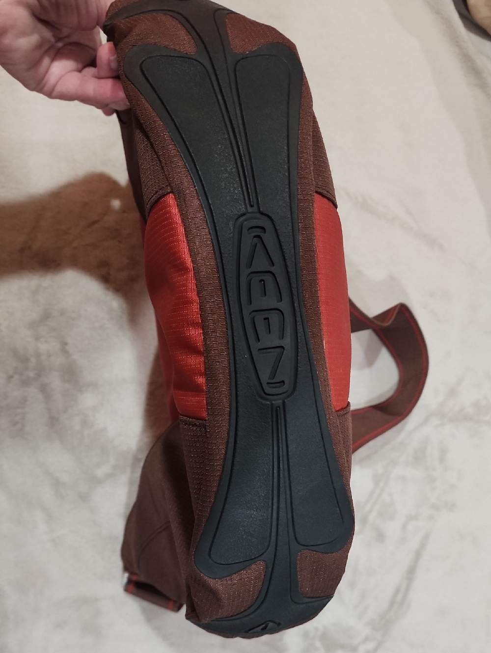 NWOT KEEN Hybrid Transport Rust/Brown Large Messenger Bag - Picture 11 of 11